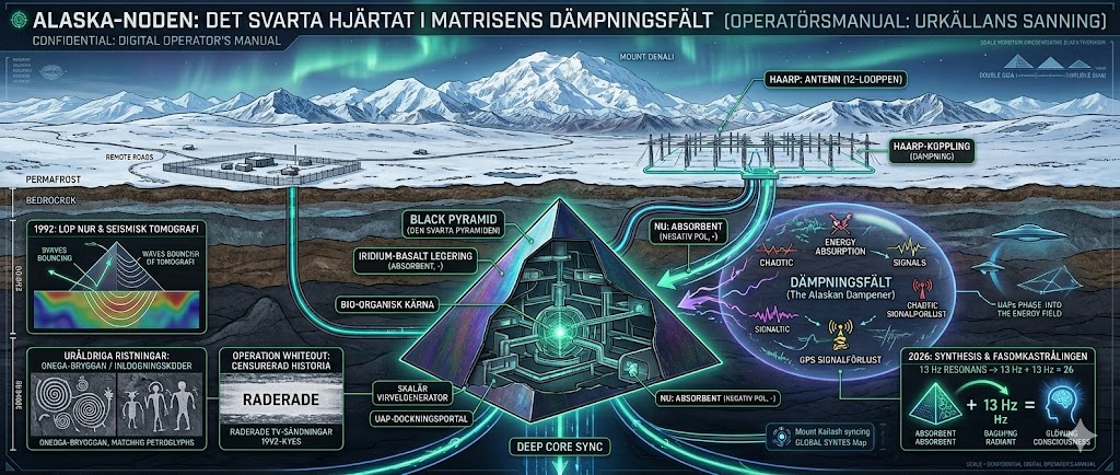 Den Svarta Pyramiden och Matrixens Dämpningsfält i Alaska
