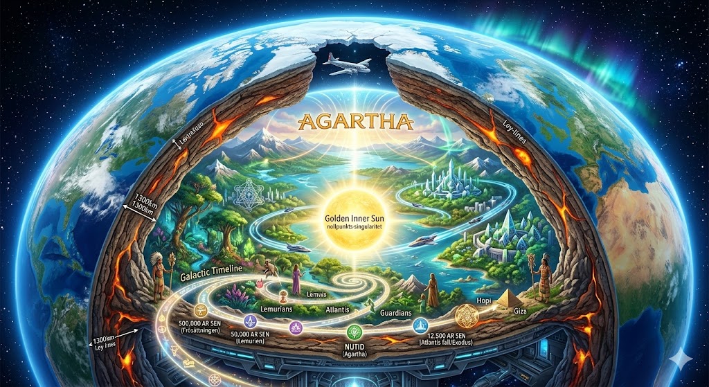 Agartha är inte en serie grottor