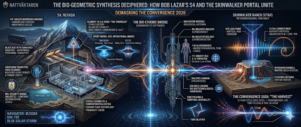 How Bob Lazar’s S4 and the Skinwalker Portal Unite