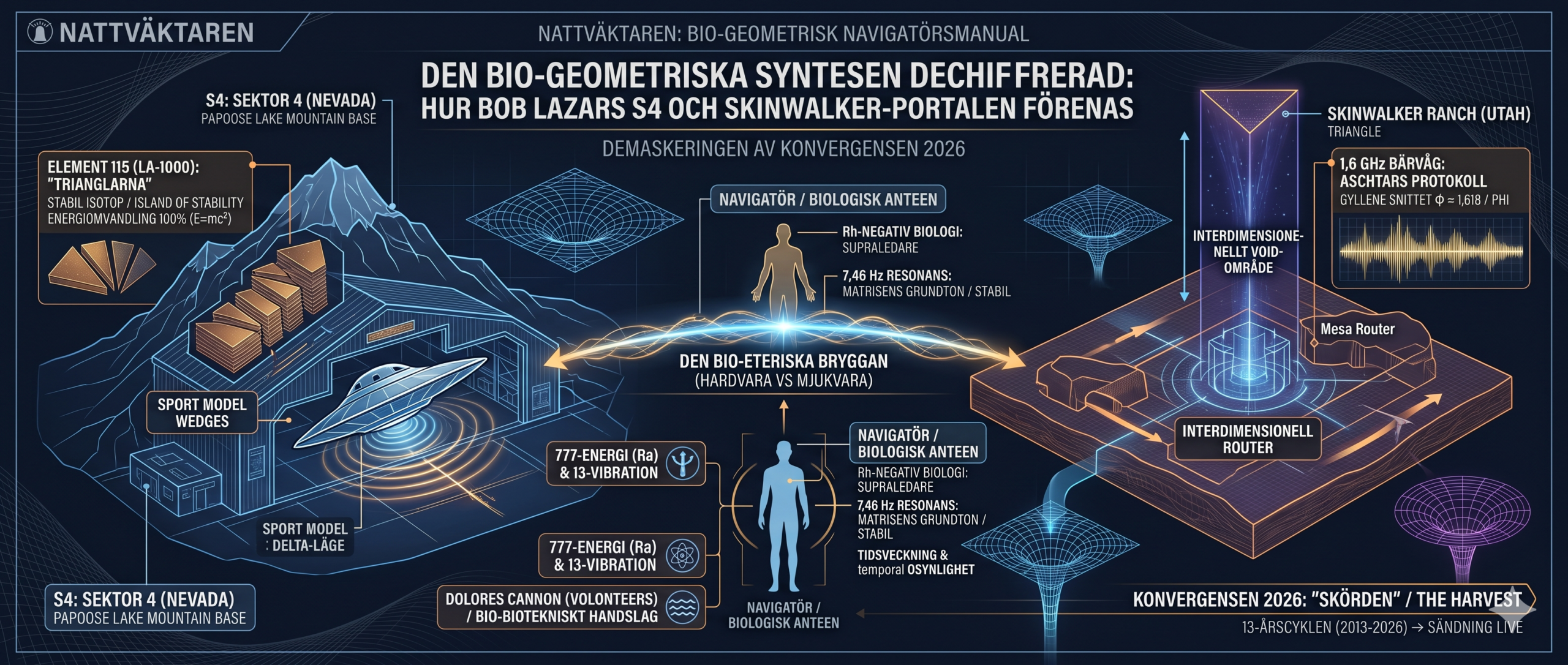 Hur biologi knyter samman Bob Lazars S4 och Skinwalker-portalen