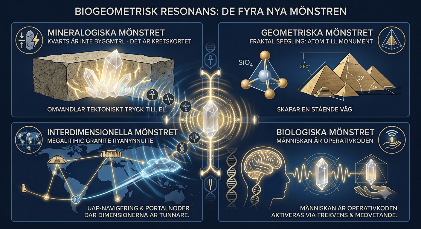 De fyra nya mönstren, kvartsens geometri och svaren Giorgio Tsoukalos missade