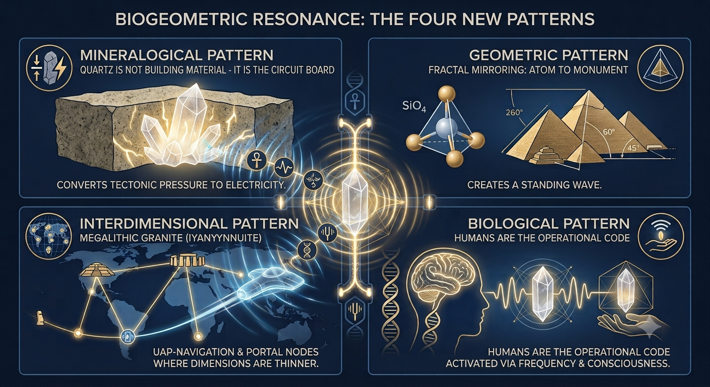 The Four New Patterns, Quartz Geometry, and the Answers Giorgio Tsoukalos Missed